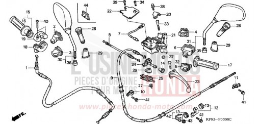 LEVIER DE GUIDON/COMMUTATEUR/CABLE SH1501 de 2001